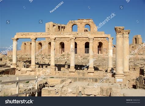 Roman Ruins Of Sabratha Libya Stock Photo 40664422 Shutterstock