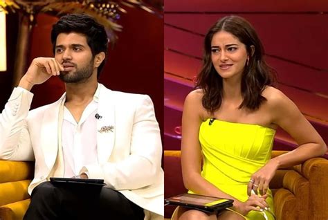 Koffee With Karan Season 7 Ananya Panday Vijay Deverakonda On A