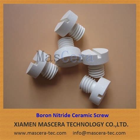 Hexagonal Boron Nitride Hpbn Ceramic Insulator Screw China Hexagonal