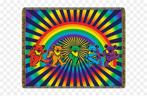 Trippy Grateful Dead Bears, HD Png Download - vhv