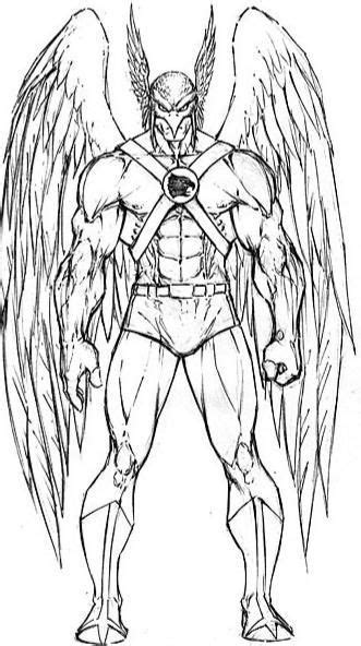 Katar Hol Hawkman Comic Book Drawing Power Rangers Coloring Pages