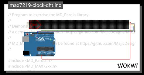 Max Clock Dht Ino Copy Wokwi Esp Stm Arduino Simulator