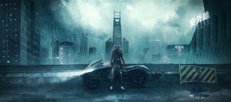 Cyber City Bike Girl Wallpaper Hd Artist Wallpapers 4k Wallpapers