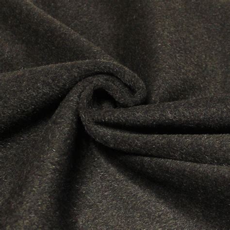 Velours De Laine Angora Anthracite Vendu Au M Tre