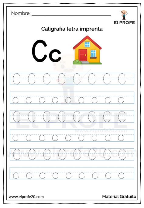 Cuadernillo Caligrafia Letra Imprenta Elprofe Pdf