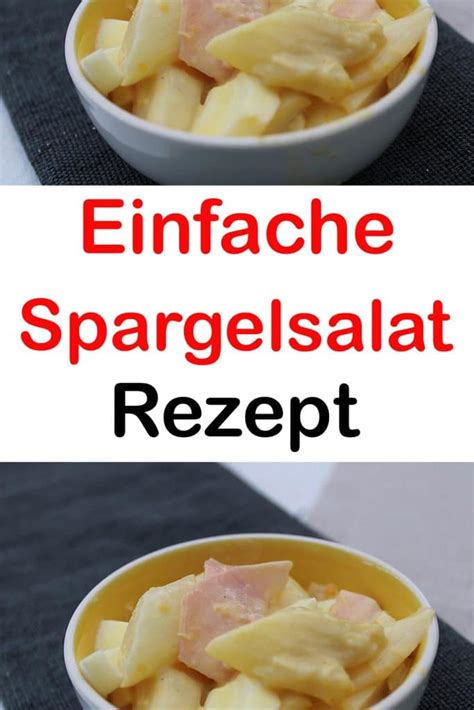 Spargelsalat Mit Schinken Und Ei Einfach Nur Lecker 99 Rezepte