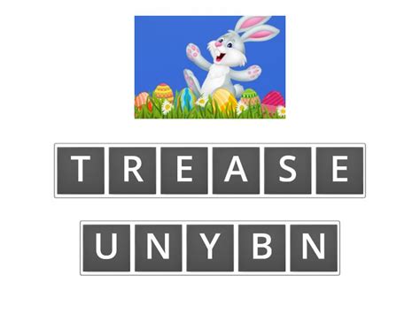 Easter Anagram