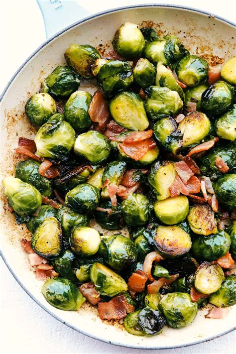 Roasted Brussels Sprouts With Bacon And Maple Syrup At Cheryl Talley Blog