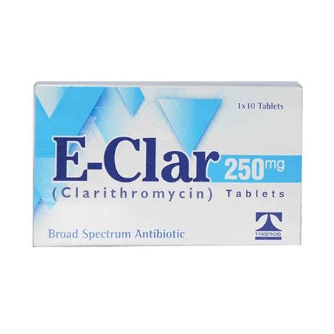 E CLAR 250MG TAB Pack Size X 10 Khalid Pharmacy Online Pharmacy