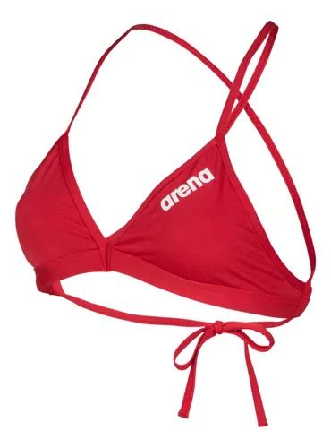 Malla Bikini Arena Parte Superior Mujer Team Swim Solid Btu Cuotas