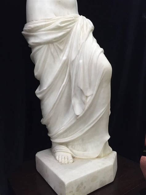 Italian Neoclassical Carved White Marble Statue Of Venus 19th Century For Sale At 1stdibs