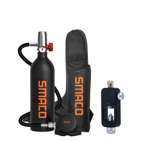 Buy Smaco Scuba Tank Diving Gear For Diver 1l Mini Scuba Tank Oxygen