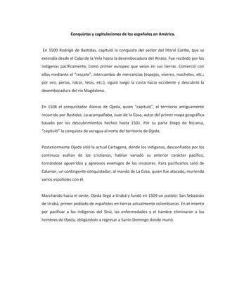 Conquistas Y Capitulaciones De Los Espa Oles En Am Rica Pdf