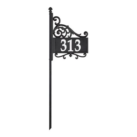 Nite Bright Acanthus Reflective Address Post Sign – Whitehall Products