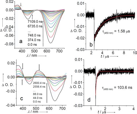 The Nanosecond Time Resolved Transient Absorption Spectra Of Ru 1 And