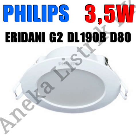 Jual Philips Eridani Dl190b Dl 190b Downlight Led 35w Pengganti 59260 3w Jakarta Pusat