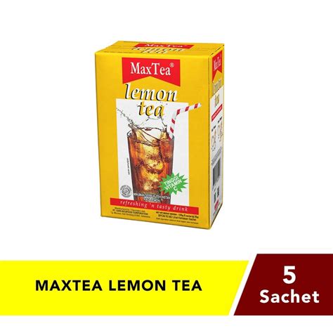 Jual MaxTea Lemon Tea 5 Sachet Shopee Indonesia