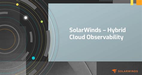 Solarwinds Hybrid Cloud Observability Relnet Technológia Kft