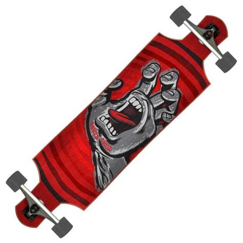 Santa Cruz Skateboards Off Hand Drop Down Cruzer Longboard 10 X 40