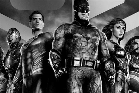 La Liga De La Justicia De Zack Snyder En Blanco Y Negro Ya Est Aqu