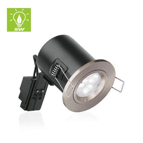 Factory Wholesale LED Light Recessed Fireproof Spotlight 50W GU10 Fire