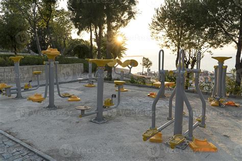 Exercise Tools In The Park 15952563 Stock Photo At Vecteezy