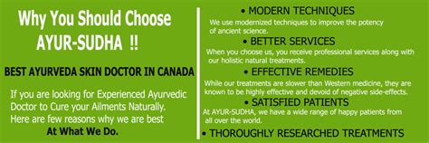 Ayur Sudha Ayurveda Skin Treatment Brampton Canada