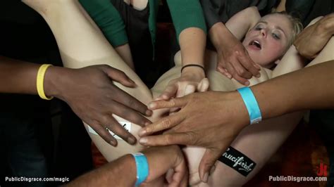 Dirty Bound Blonde Anal Public Fucked