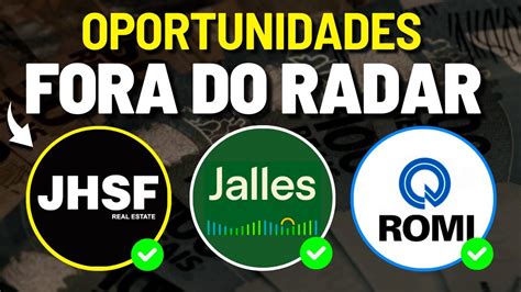 Analisando A Es Boas Baratas E Fora Do Radar Jall Jhsf Romi