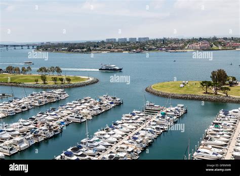 Yachts At San Diego Marina Stock Photo Alamy