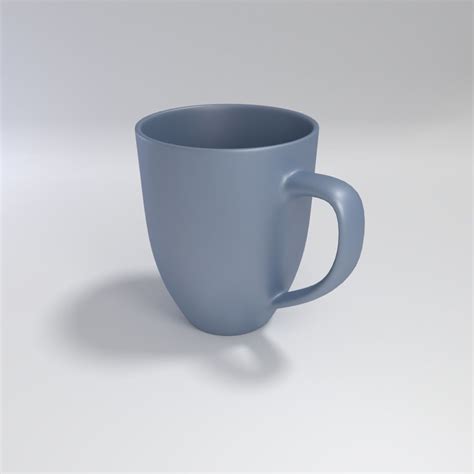Голубая кружка 3D Модель $5 - .3ds .unknown .stl .obj .fbx .dae .blend ...
