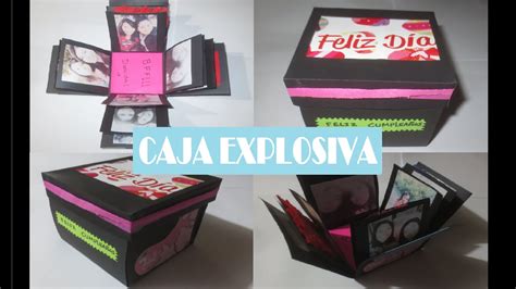 Como Hacer Un Regalo Caja Explosiva Album De Fotos Regalo Para Tu