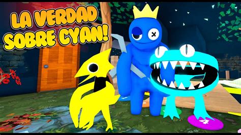 El Triste Origen de CYAN Rainbow Friends Capítulo 2 Roblox YouTube