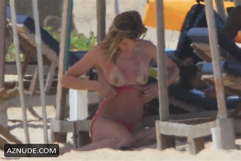 Doutzen Kroes Topless In A Bikini On The Beach In Bahia Nude Nudecl