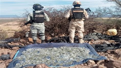 En Sonora Guardia Nacional y Ejército Mexicano combaten narcomenudeo