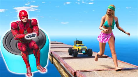 Gta The Flash Water Ragdolls Jumps Fails Euphoria Physics