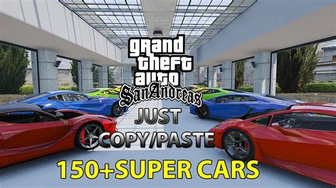 Grand Theft Auto San Andreas Mobile 150 SuperCars With Real Sound And