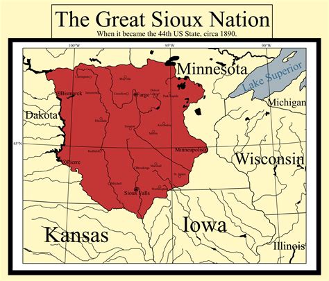 The Great Sioux Nation Rimaginarymaps