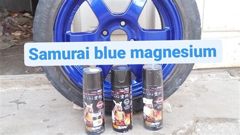 Tanpa Ribet Repaint Velg Blue Magnesium Dengan Cat Samurai YouTube