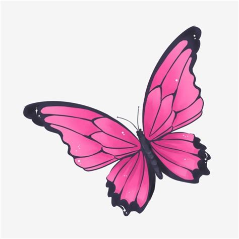 Pink Butterfly Sticker By Melmggn Artofit