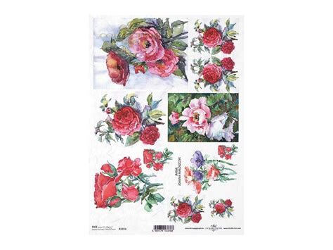 Papier do decoupage A4 ITD Collection ryżowy R1224