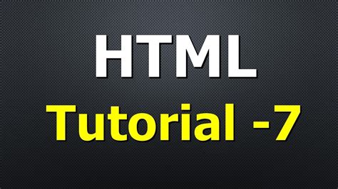 Html Tutorial Html Links Hyperlinks Youtube