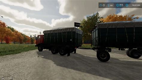 KAMAZ 5320 Przyczepa GKB V1 0 0 0 Farming Simulator 22 Mod FS22 Mody