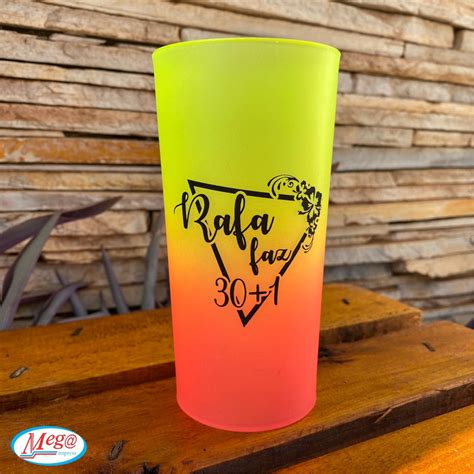 Copos Personalizados Tardezinha Sunset Degrade Long Drink 320ml MEGA