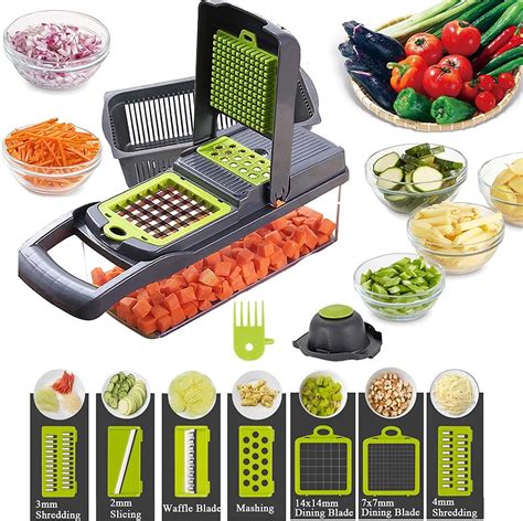 Cortador De Verduras Multifuncional Rallador De Frutas Escurridor