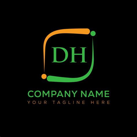 DH letter logo creative design. DH unique design. 20367721 Vector Art ...