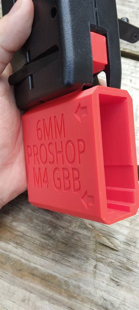 Mmproshop Golden Eagle M Gbbr Odin Speedloader Adapter Red Color