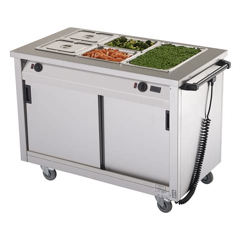 BM MSO General Purpose Bain Marie Hot Cupboard With Glass Overshelf Victor Manufacturing