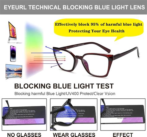 Eyeurl Lentes De Lectura Para Mujer Bloqueo De Luz Azul Para Mujer