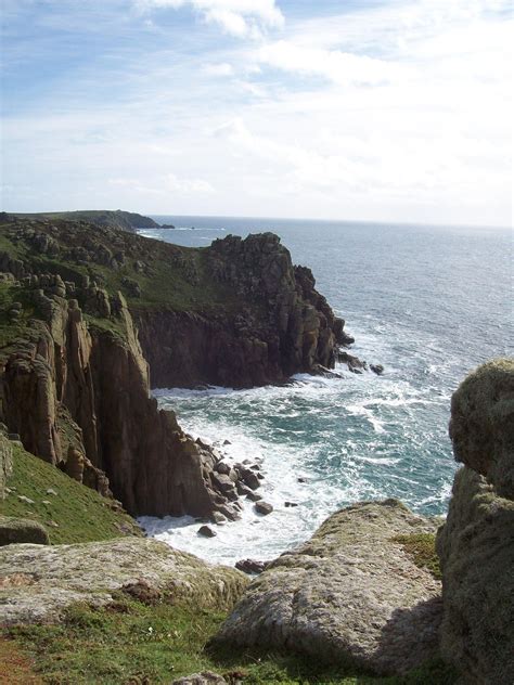 Lands End Cornwall Uk Photo Sg